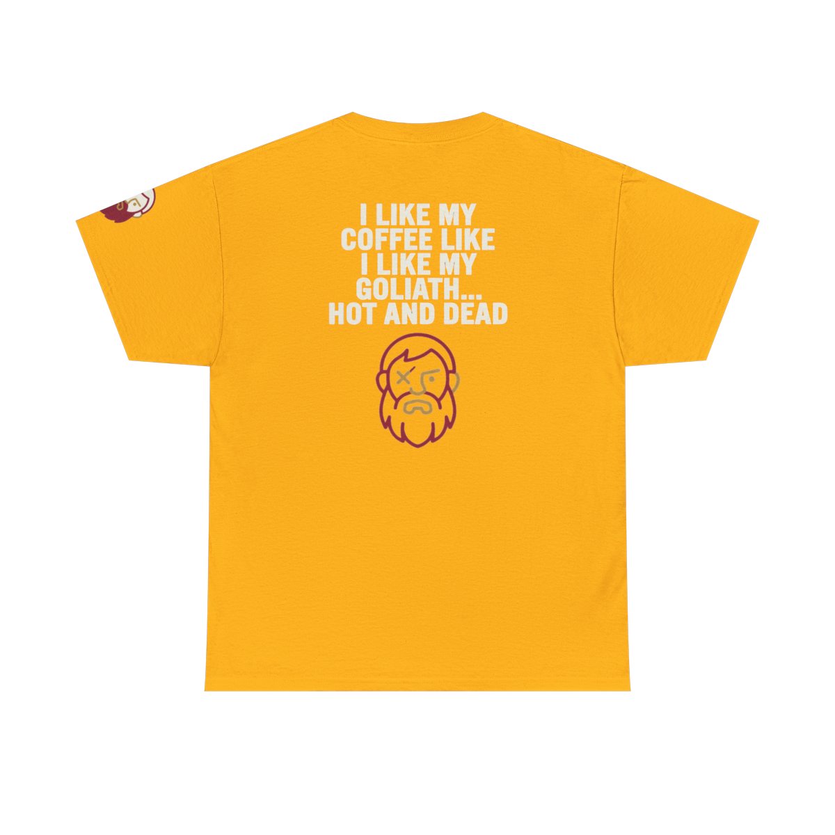 Color: Gold | Good Book Series Coffee Hot and Dead Premium Graphic Tee