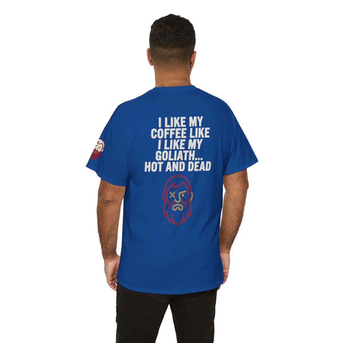 Color: Royal | Good Book Series Coffee Hot and Dead Premium Graphic Tee