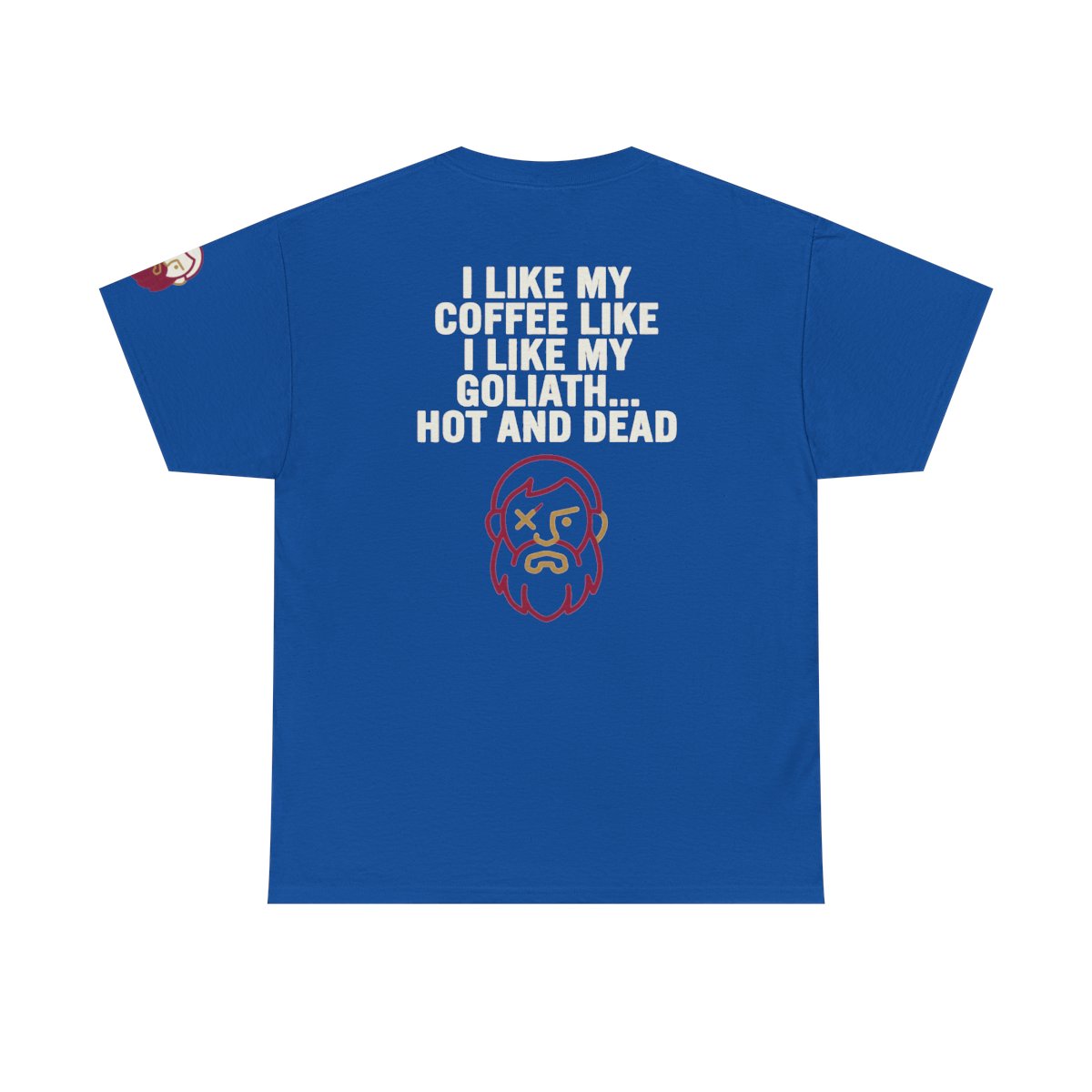 Color: Royal | Good Book Series Coffee Hot and Dead Premium Graphic Tee