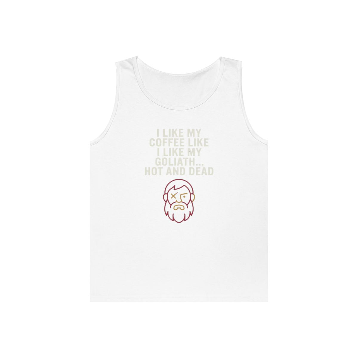 Color: White | Good Book Series Coffee Hot and Dead Tank Top