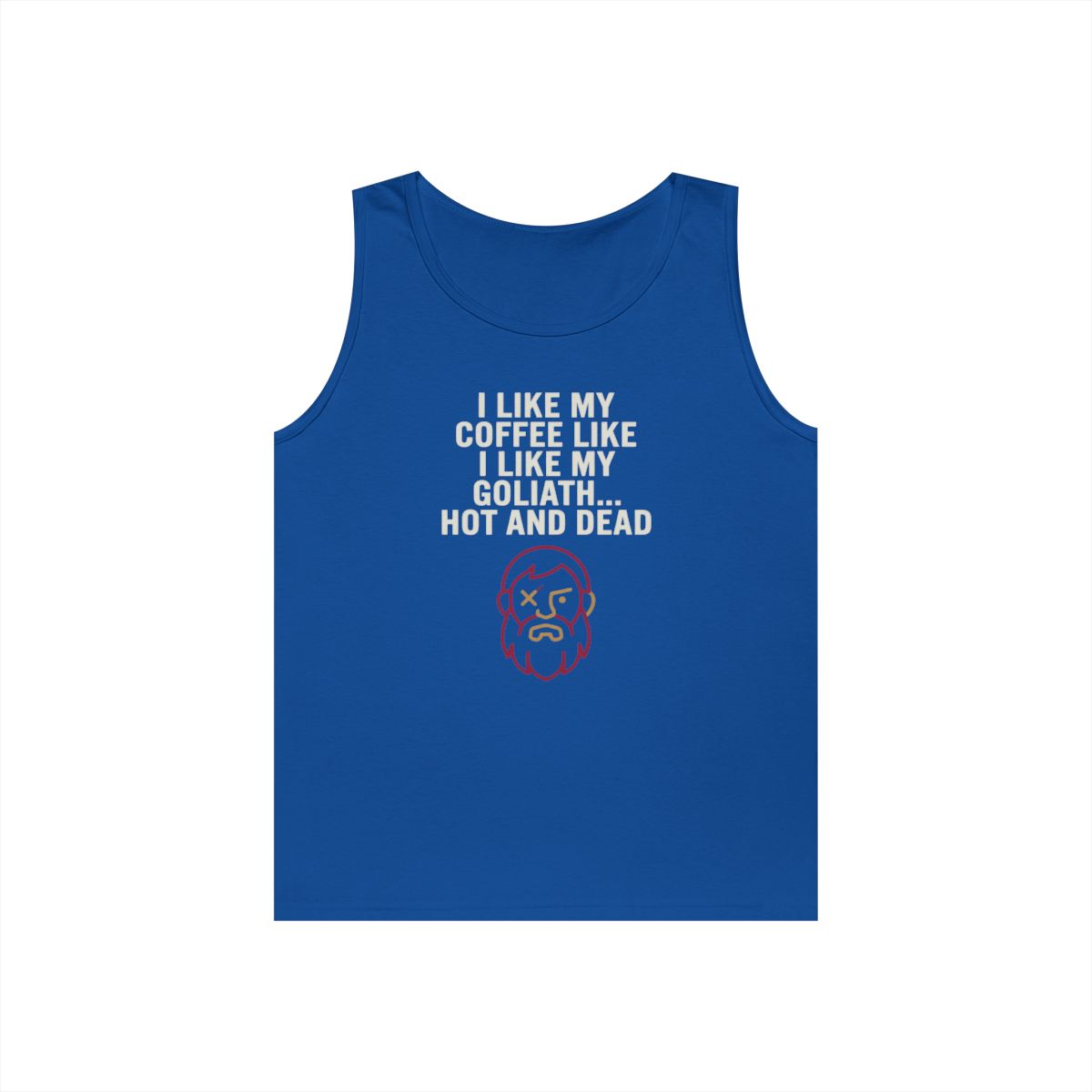 Color: Royal | Good Book Series Coffee Hot and Dead Tank Top