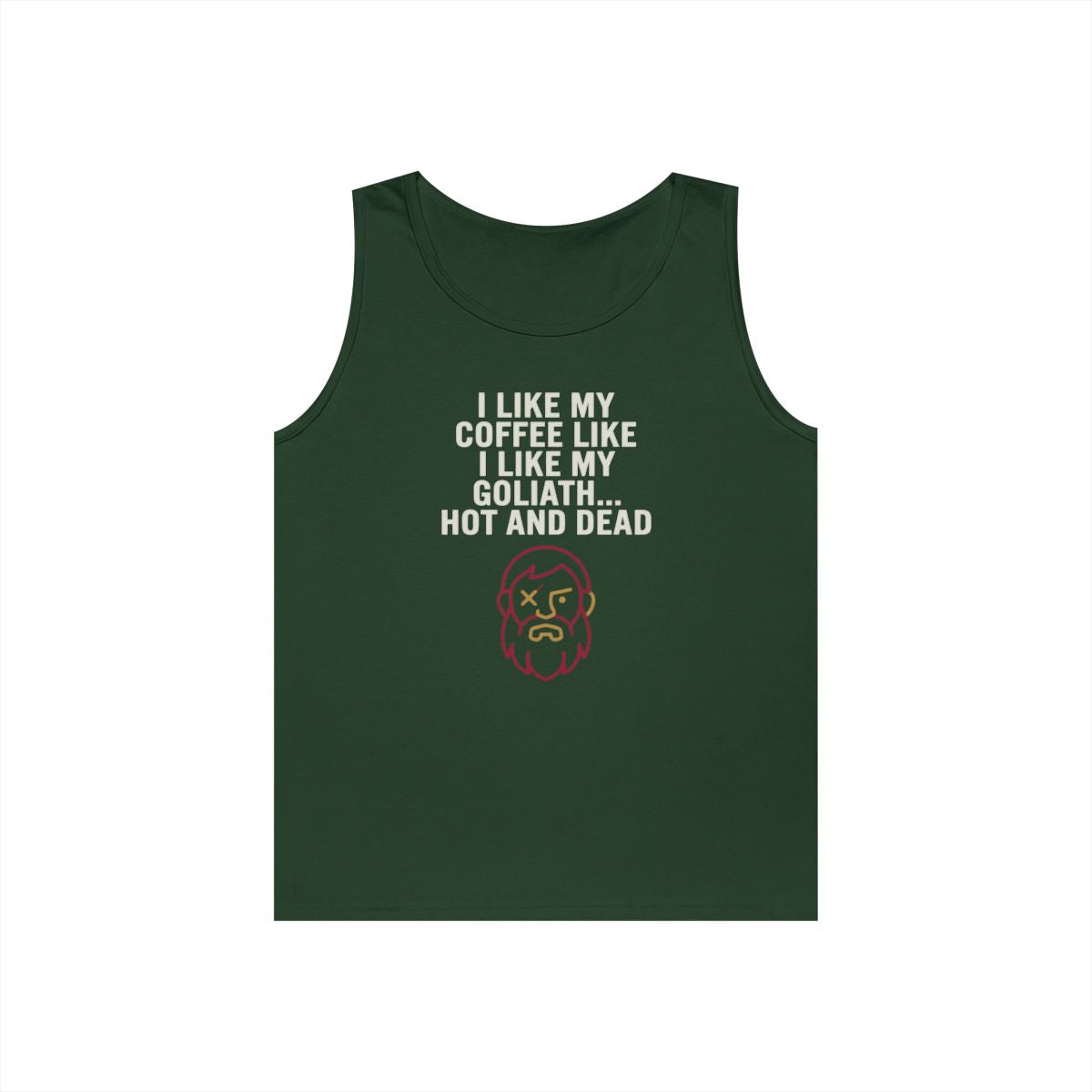 Color: Forest Green | Good Book Series Coffee Hot and Dead Tank Top