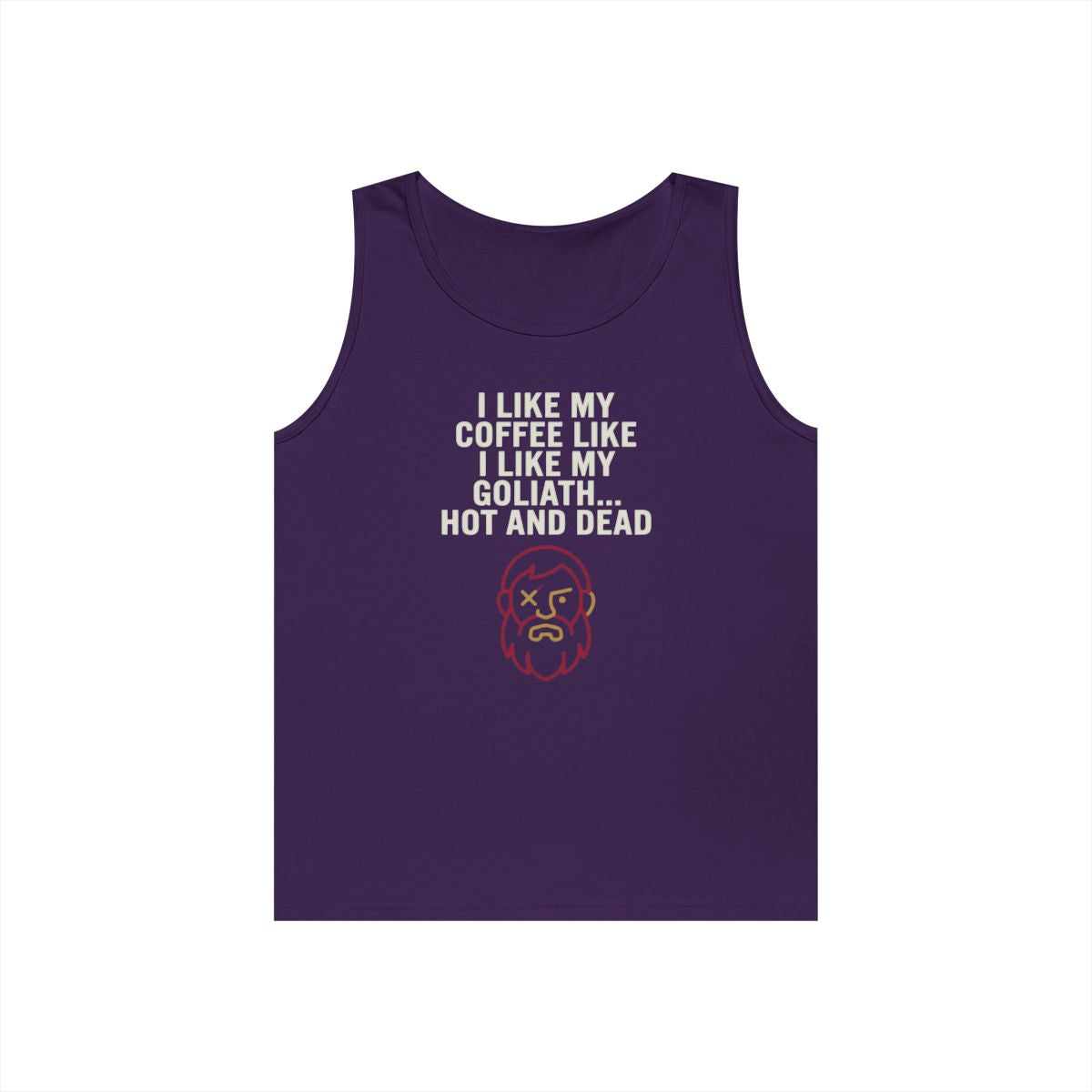 Color: Purple | Good Book Series Coffee Hot and Dead Tank Top