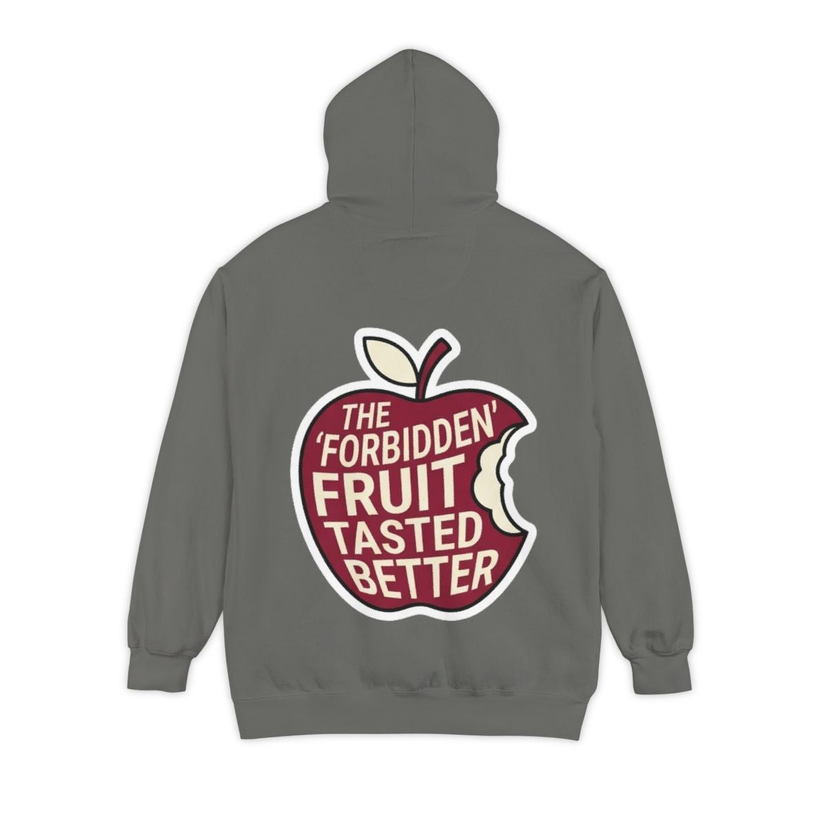 Color: Grey | Good Book Series Forbidden Fruit Tasted Better Garment-Dyed Hoodie