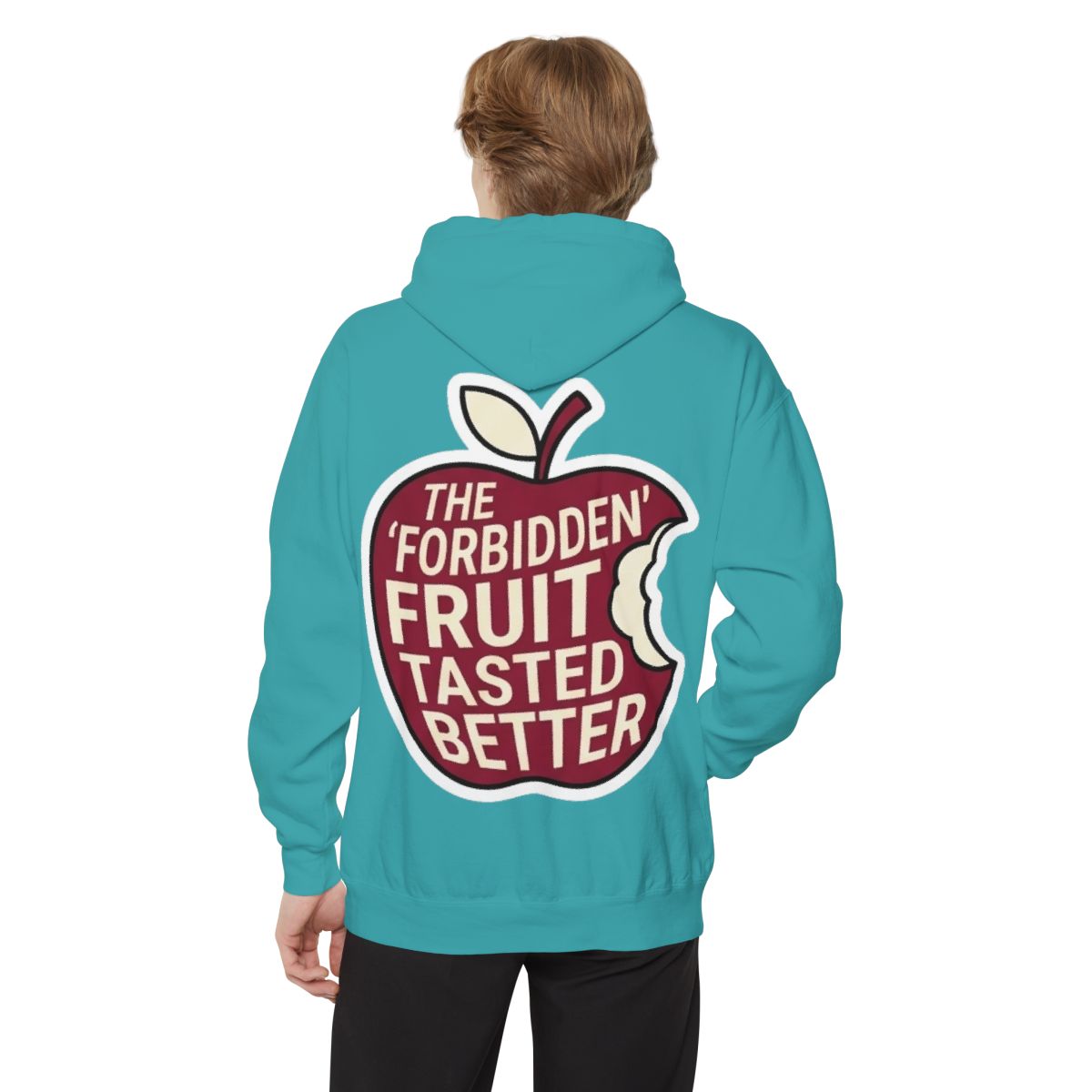 Color: Seafoam | Good Book Series Forbidden Fruit Tasted Better Garment-Dyed Hoodie