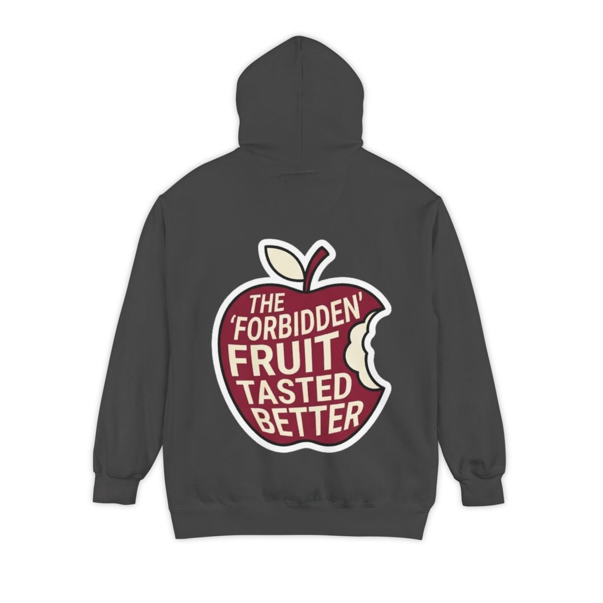 Color: Pepper | Good Book Series Forbidden Fruit Tasted Better Garment-Dyed Hoodie