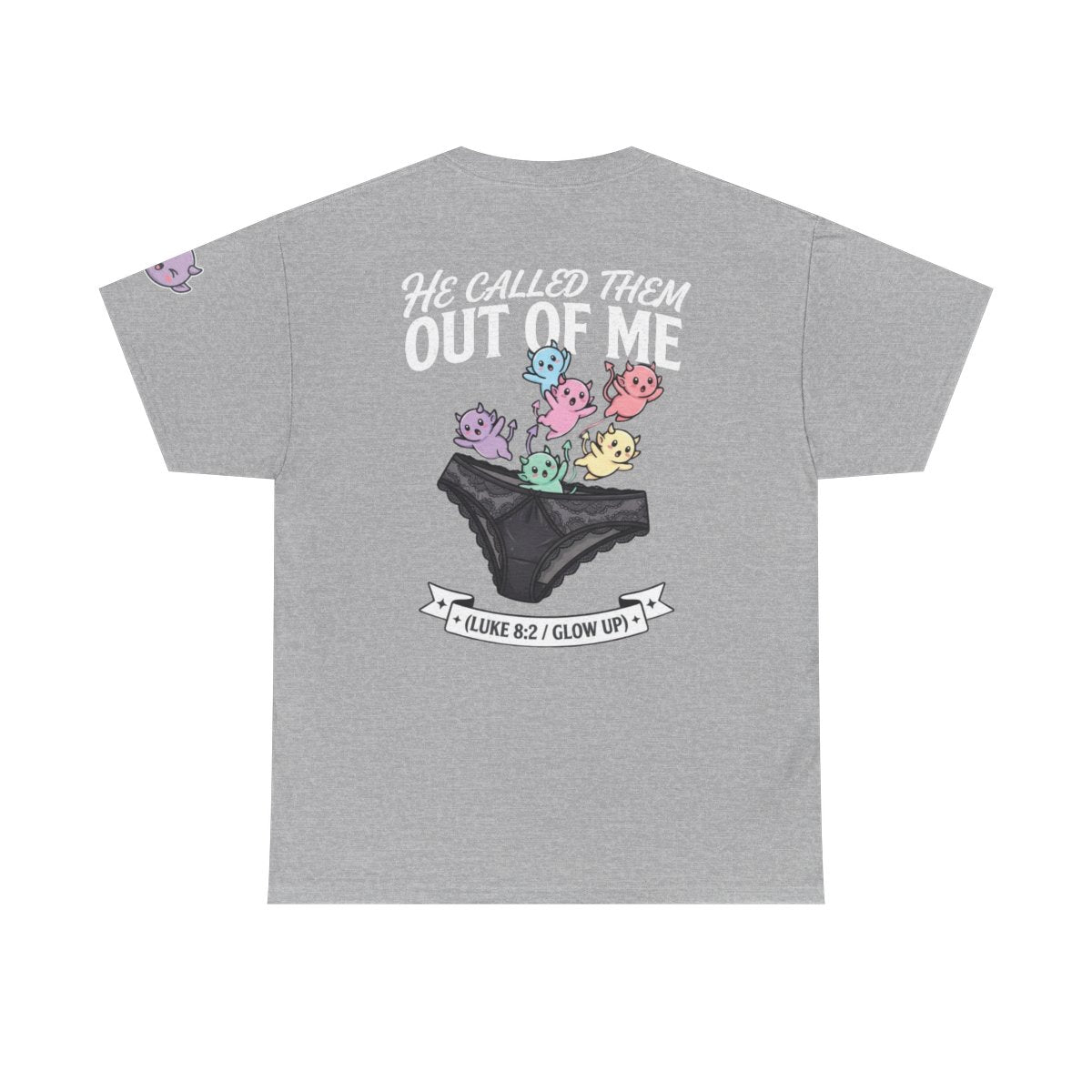 Color: Sport Grey | Good Book Series He Called Them Out Of Me Premium Graphic Tee