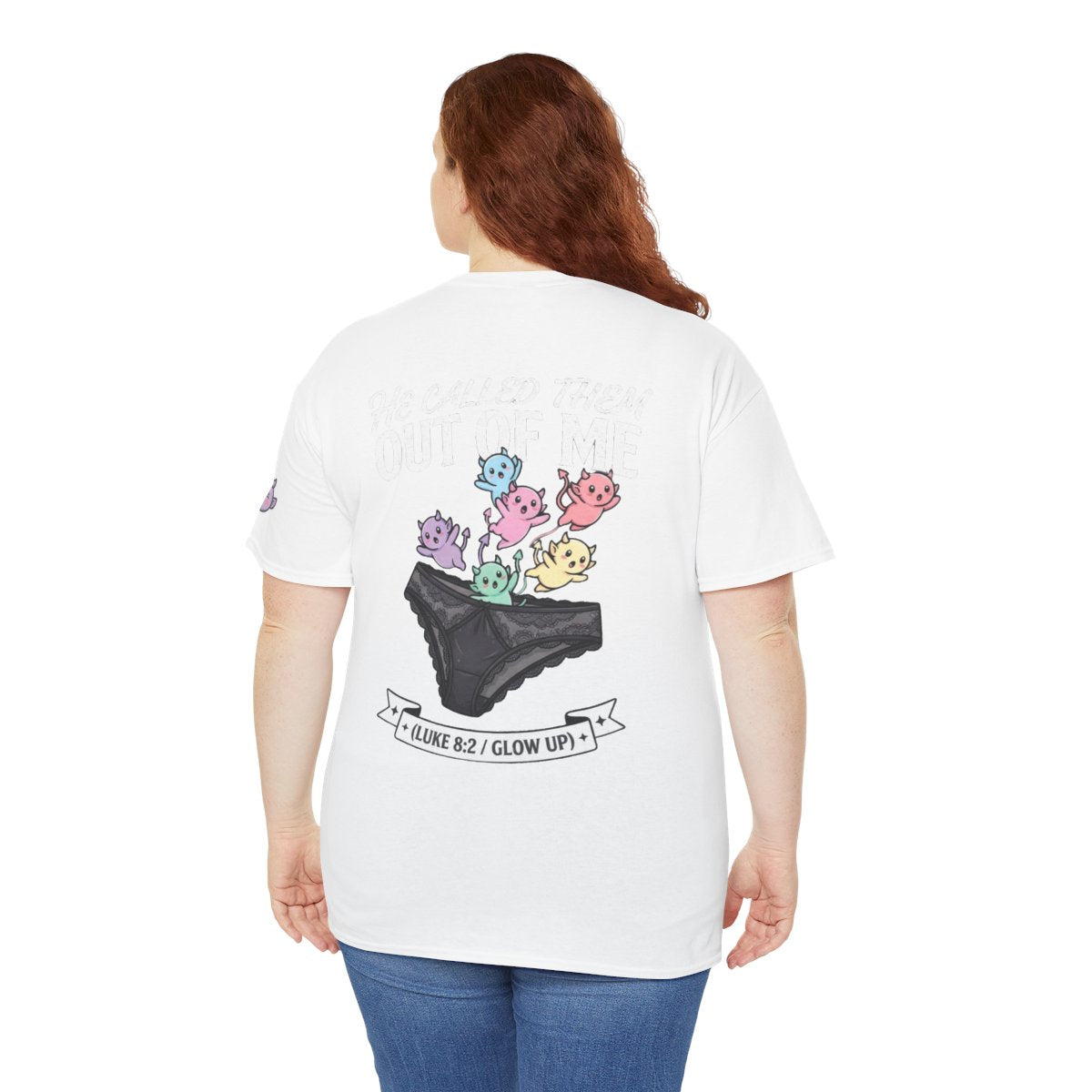Color: White | Good Book Series He Called Them Out Of Me Premium Graphic Tee