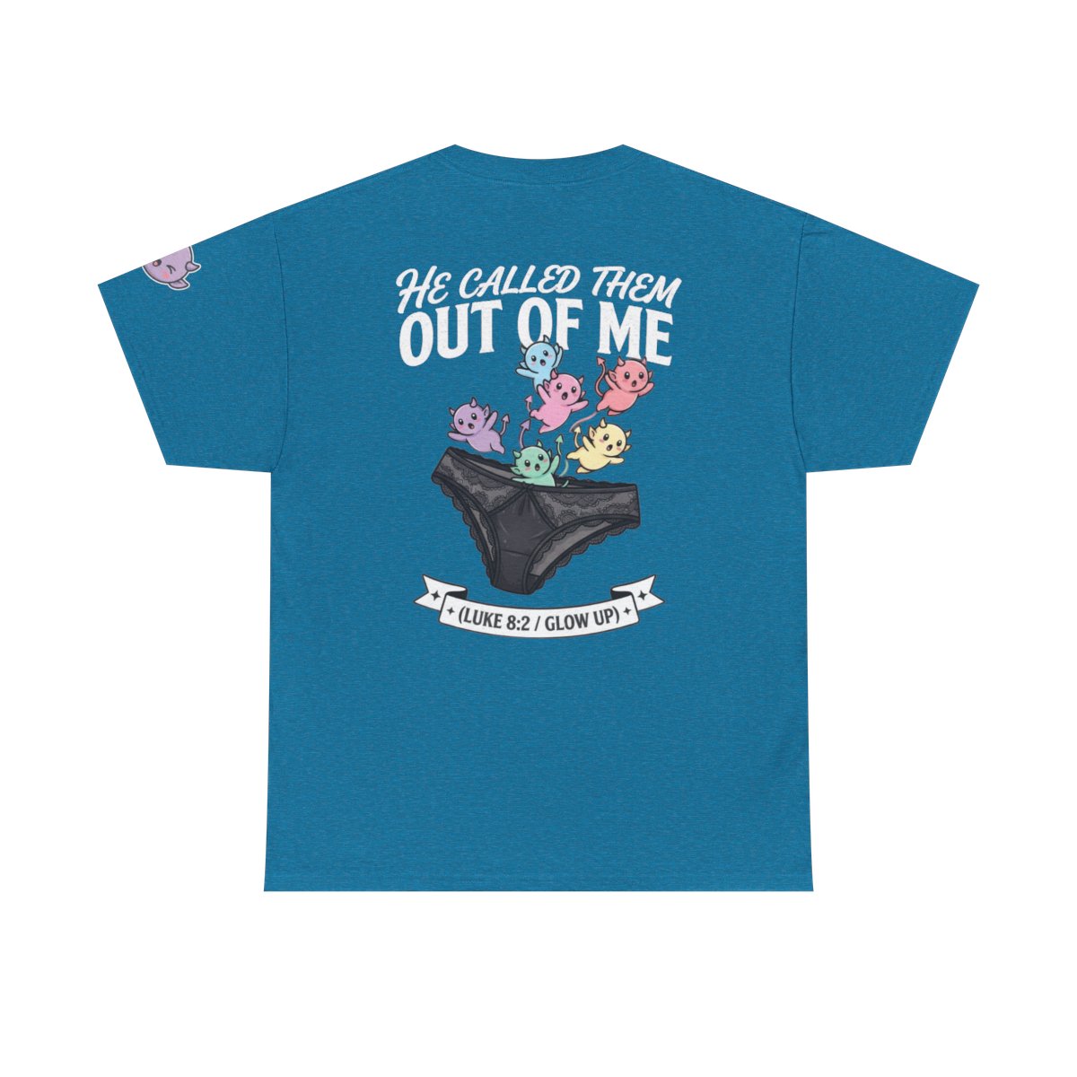 Color: Antique Sapphire | Good Book Series He Called Them Out Of Me Premium Graphic Tee