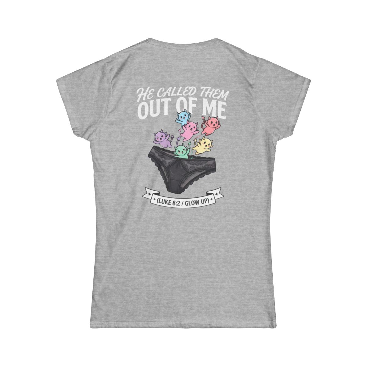 Color: Sport Grey | Good Book Series He Called Them Out Of Me Women's Tee