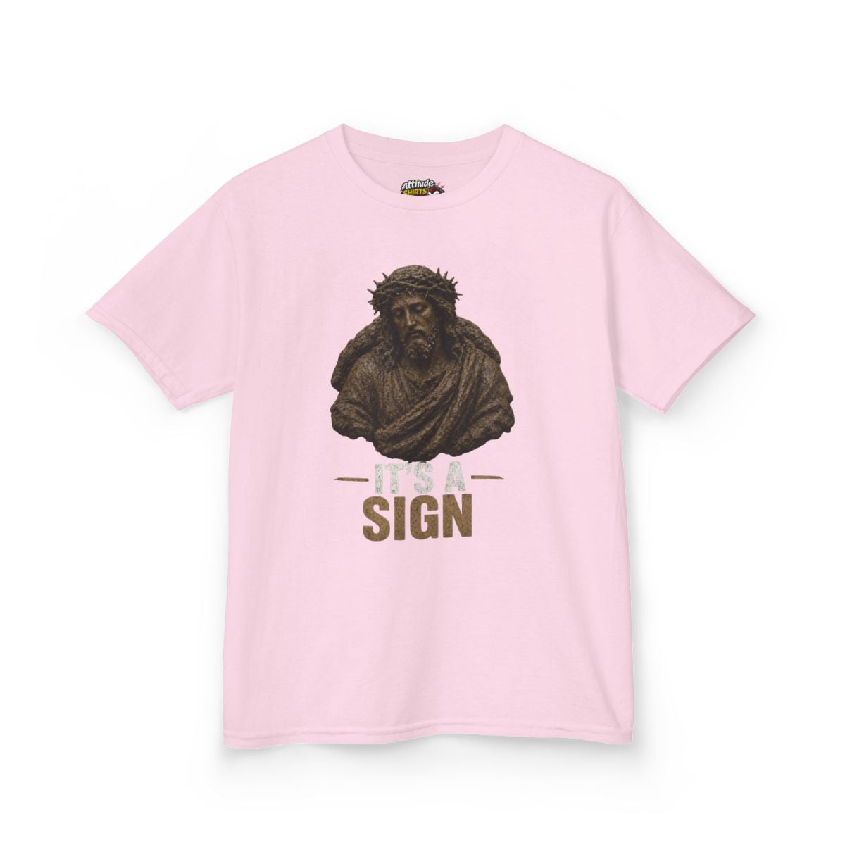 Color: Light Pink | Good Book Series It's a Sign Kids Tee