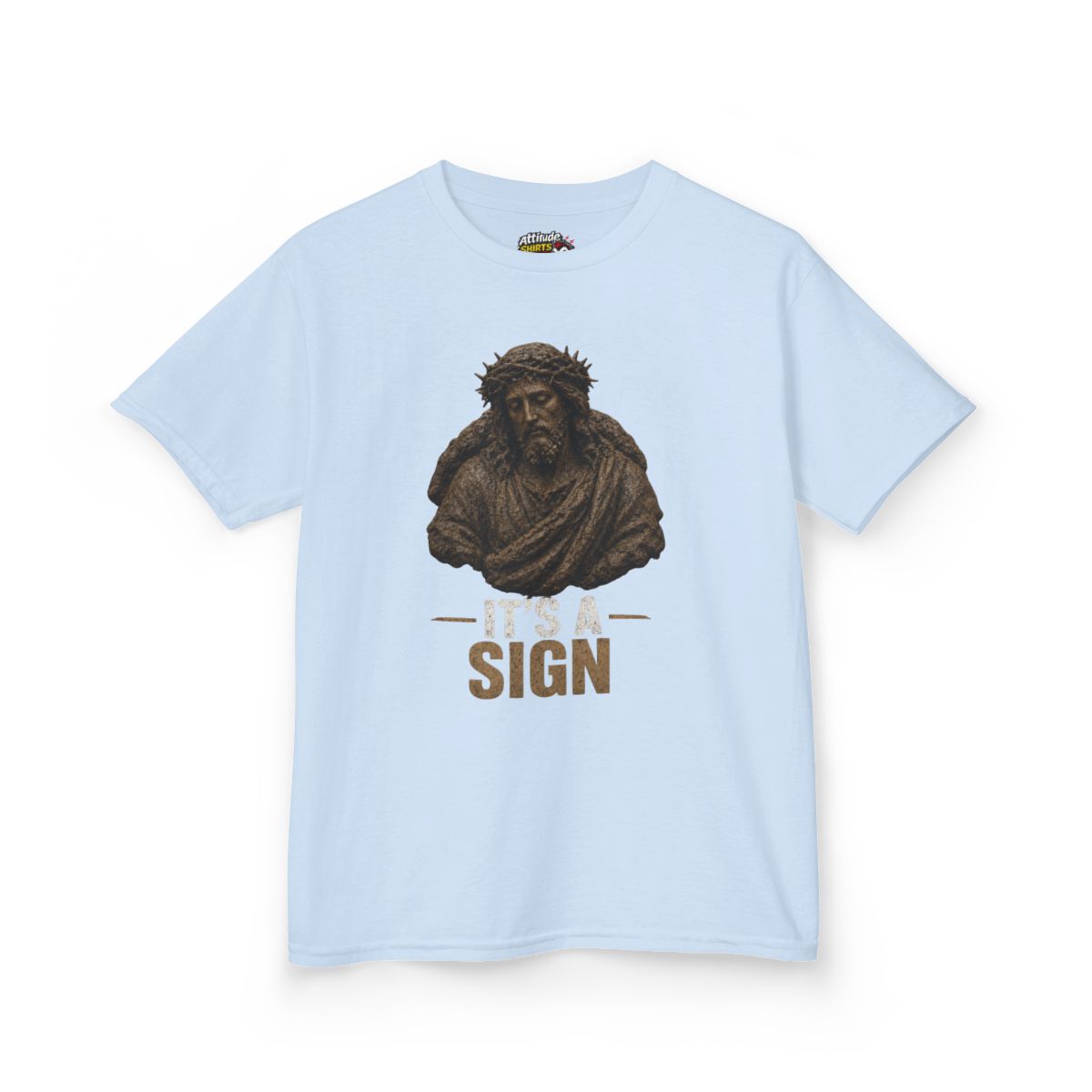 Color: Light Blue | Good Book Series It's a Sign Kids Tee