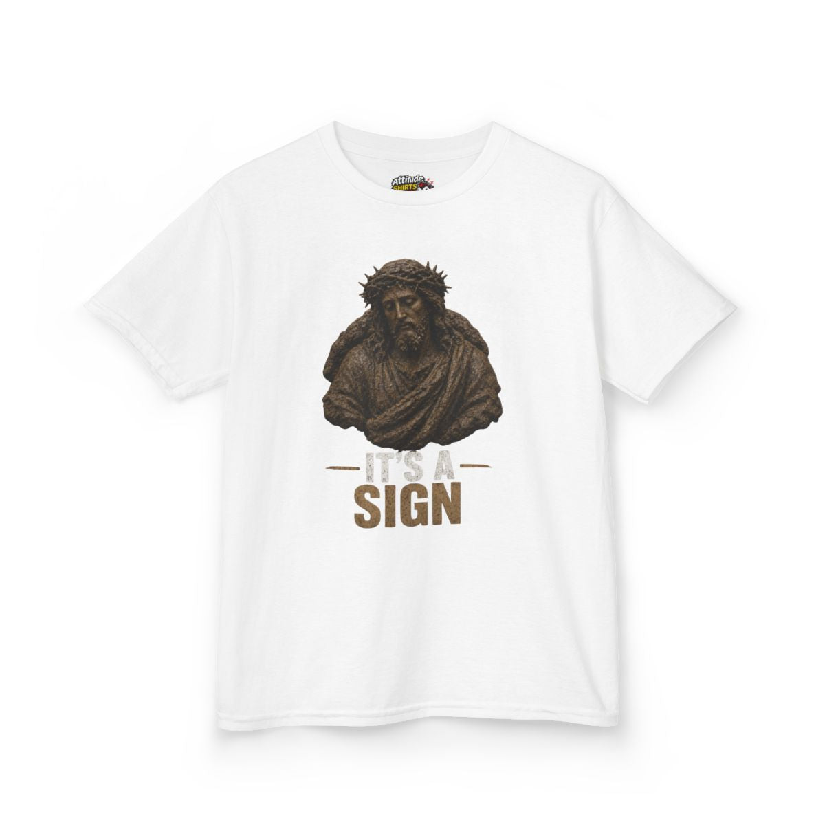Color: White | Good Book Series It's a Sign Kids Tee