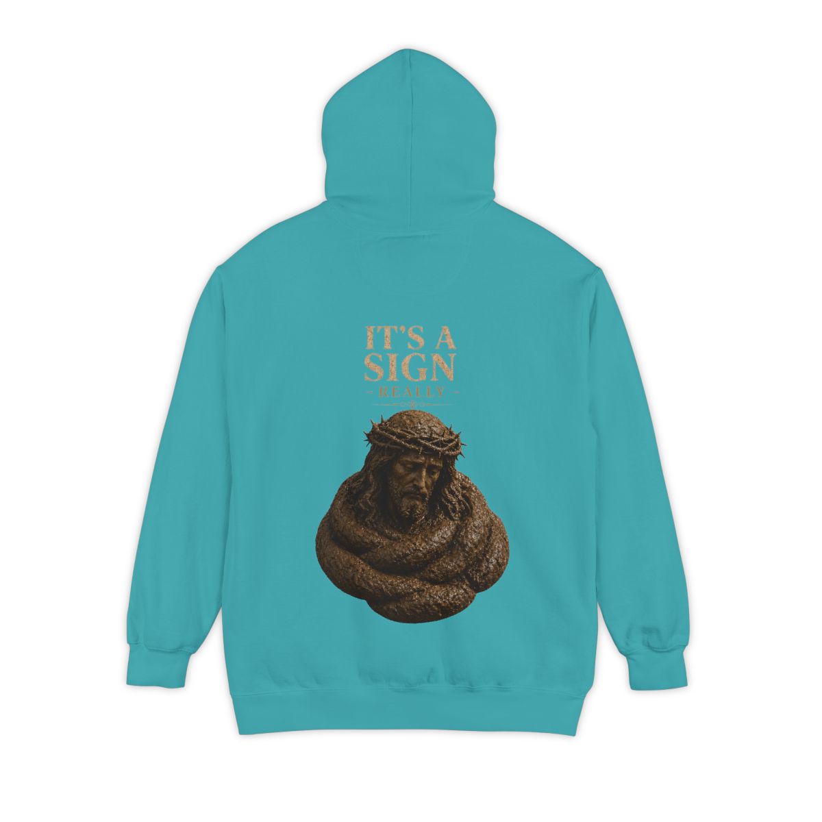 Color: Seafoam | Good Book Series It's a Sign - Really Garment-Dyed Hoodie