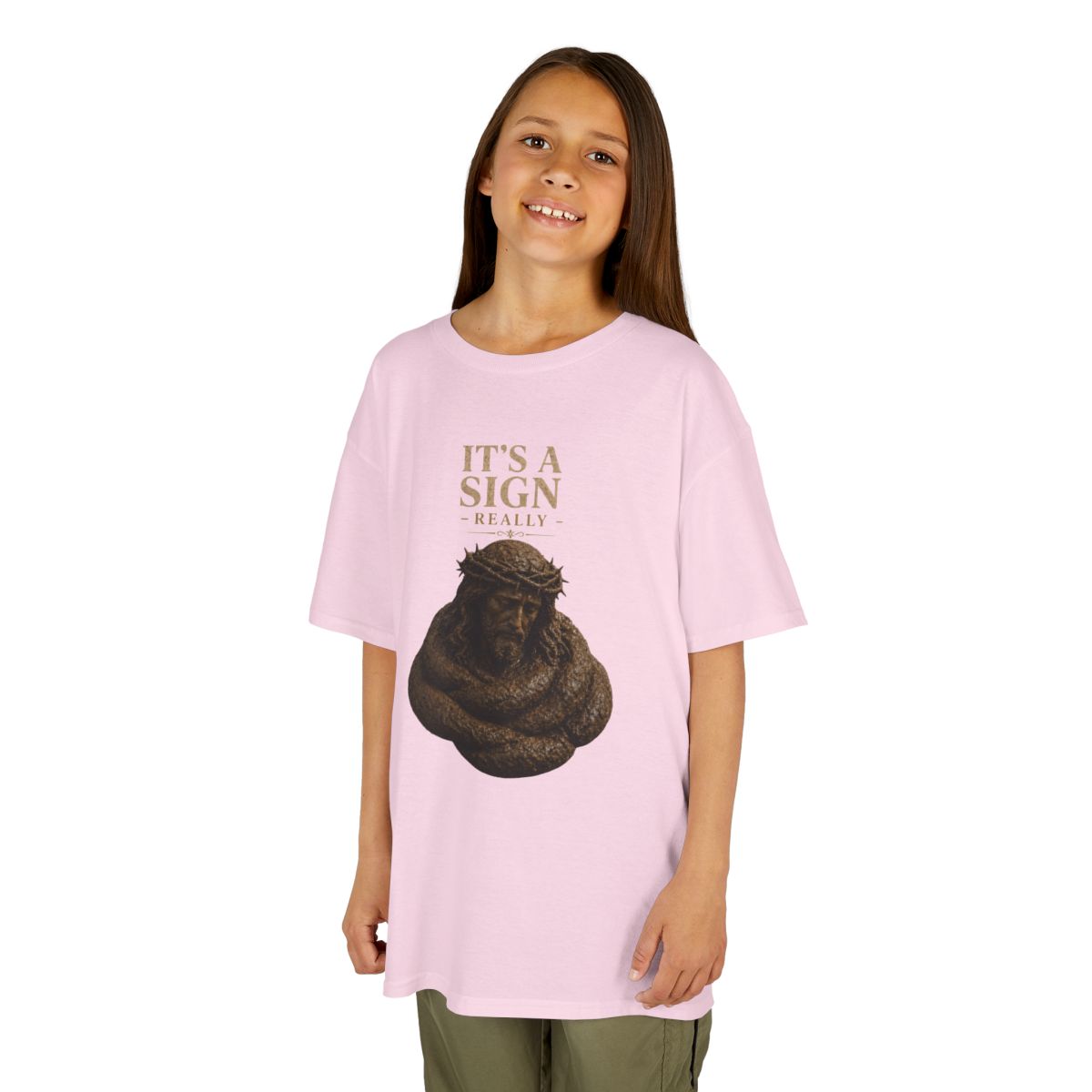 Color: Light Pink | Good Book Series It's a Sign - Really Kids Tee