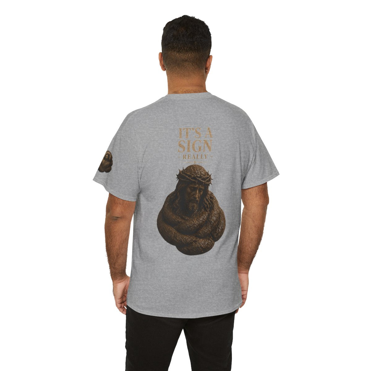 Color: Sport Grey | Good Book Series It's a Sign - Really Premium Graphic Tee