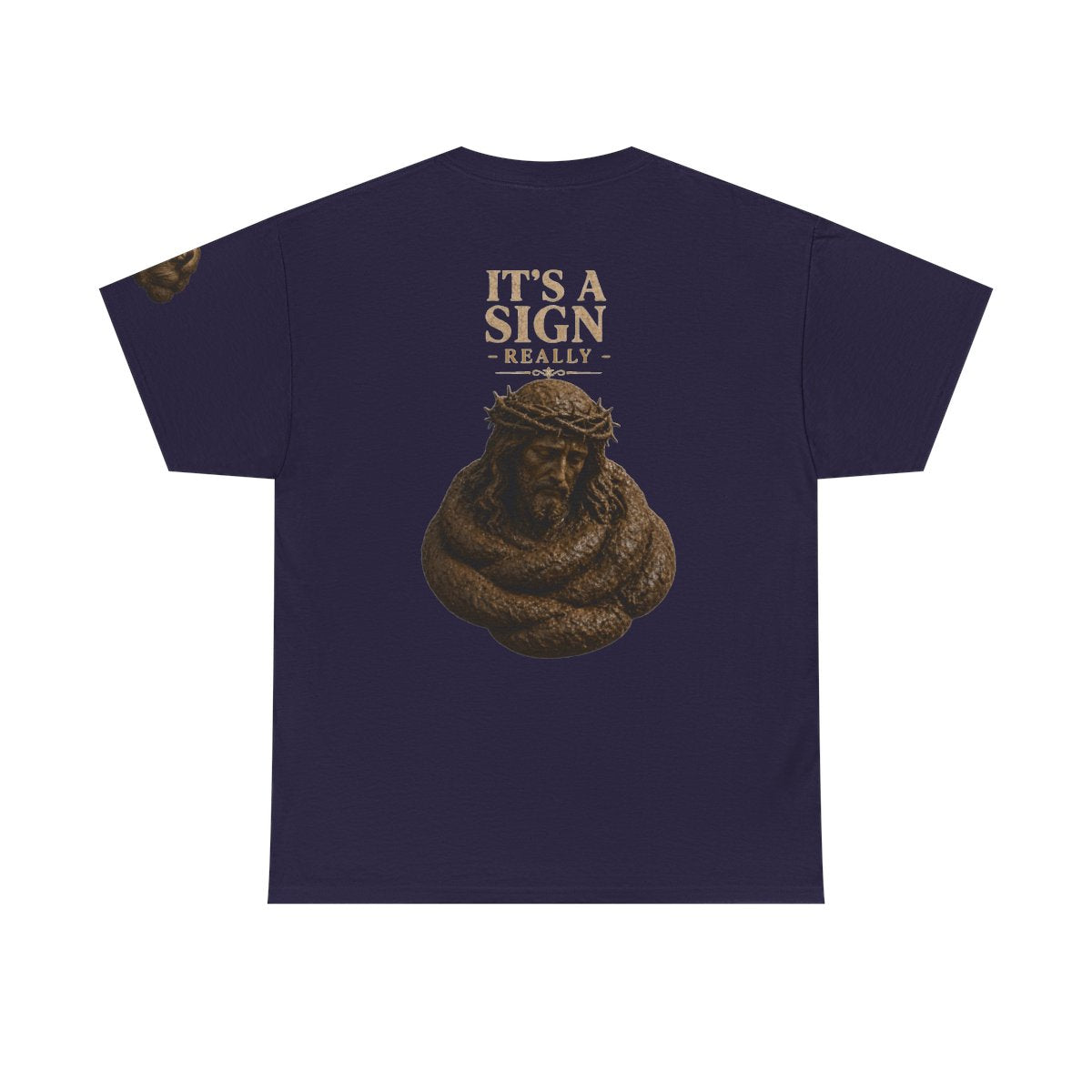 Color: Blackberry | Good Book Series It's a Sign - Really Premium Graphic Tee