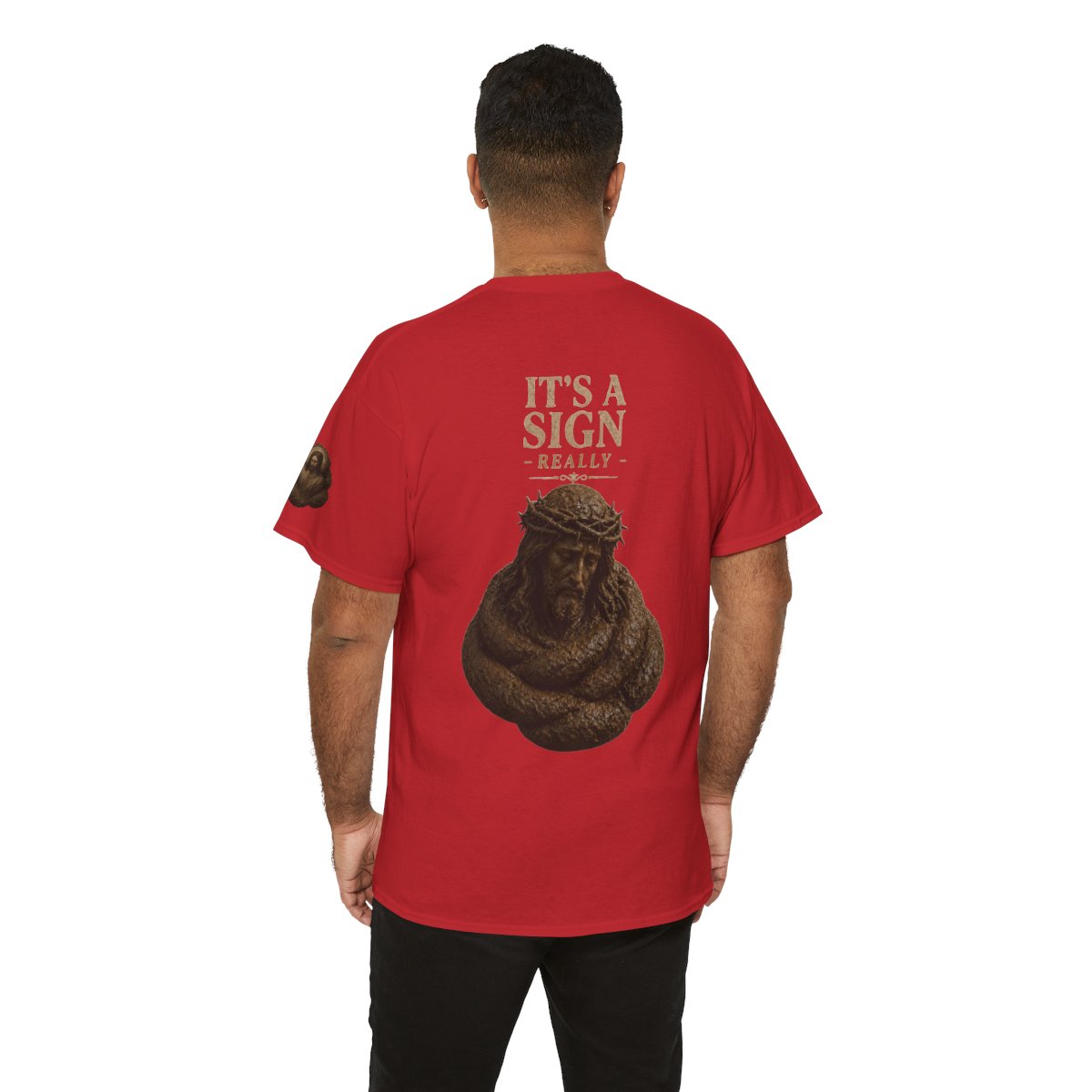 Color: Red | Good Book Series It's a Sign - Really Premium Graphic Tee
