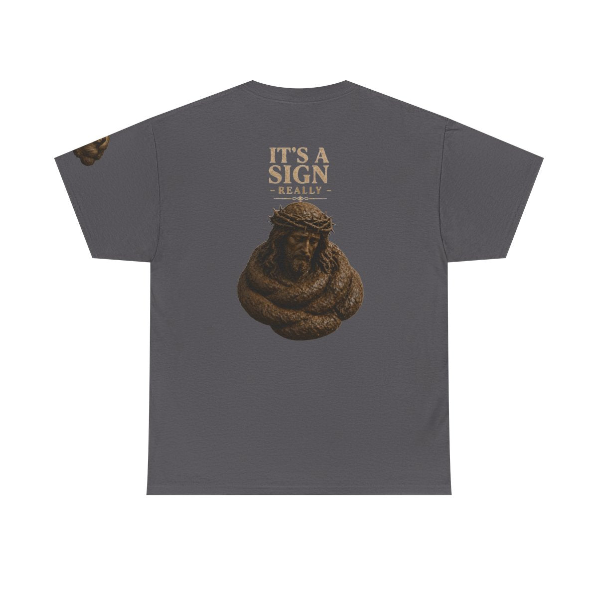 Color: Charcoal | Good Book Series It's a Sign - Really Premium Graphic Tee