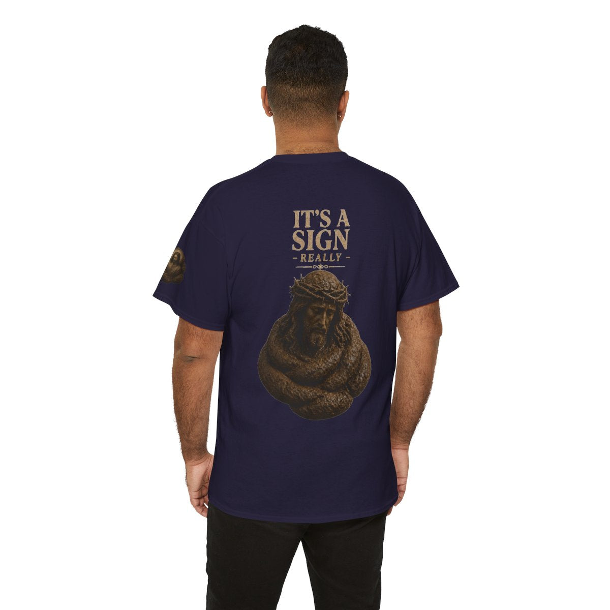 Color: Blackberry | Good Book Series It's a Sign - Really Premium Graphic Tee