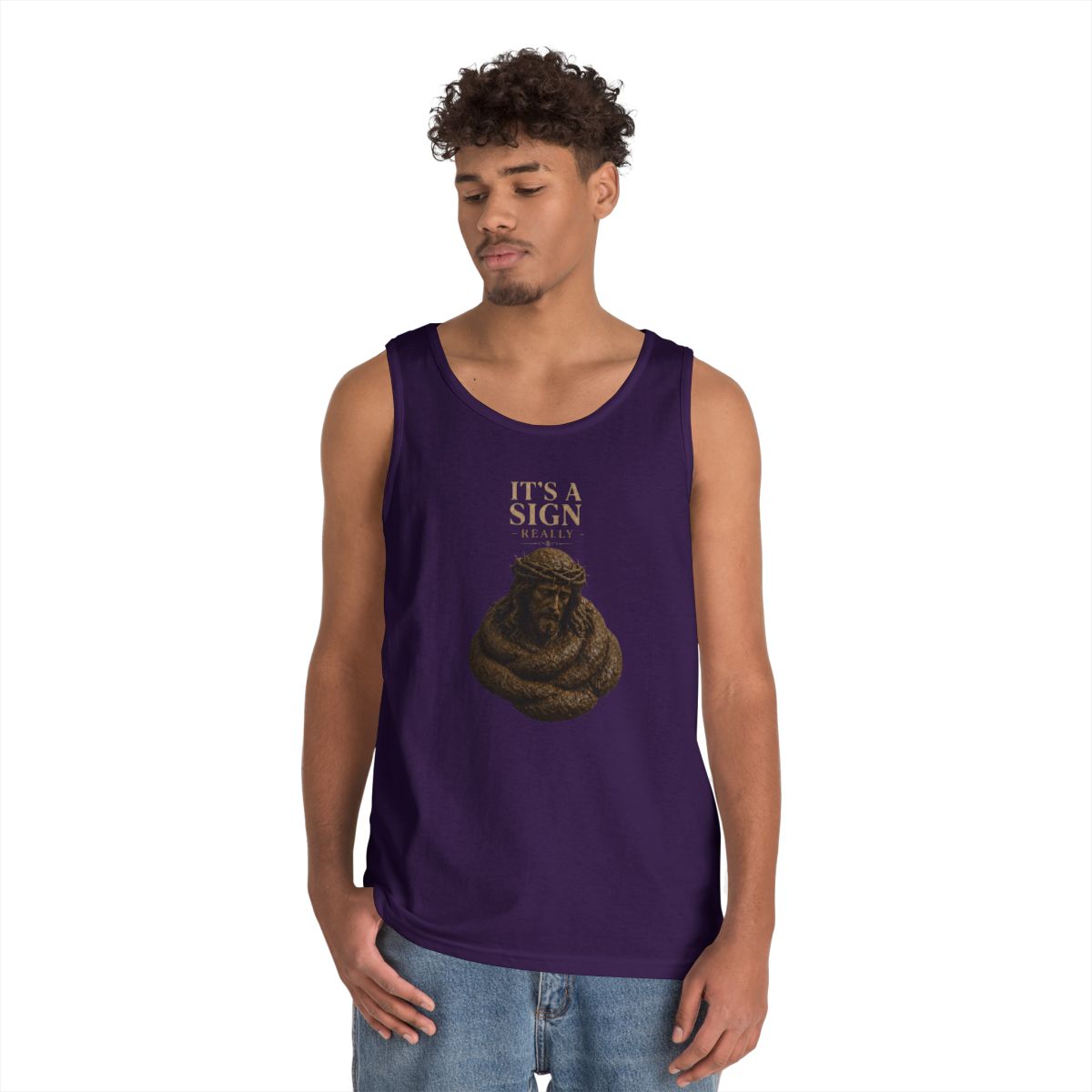 Color: Purple | Good Book Series It's a Sign - Really Tank Top