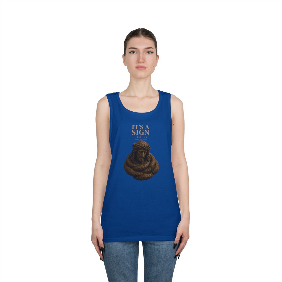 Color: Royal | Good Book Series It's a Sign - Really Tank Top