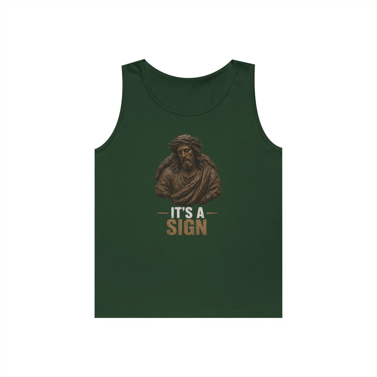 Color: Forest Green | Good Book Series It's a Sign Tank Top