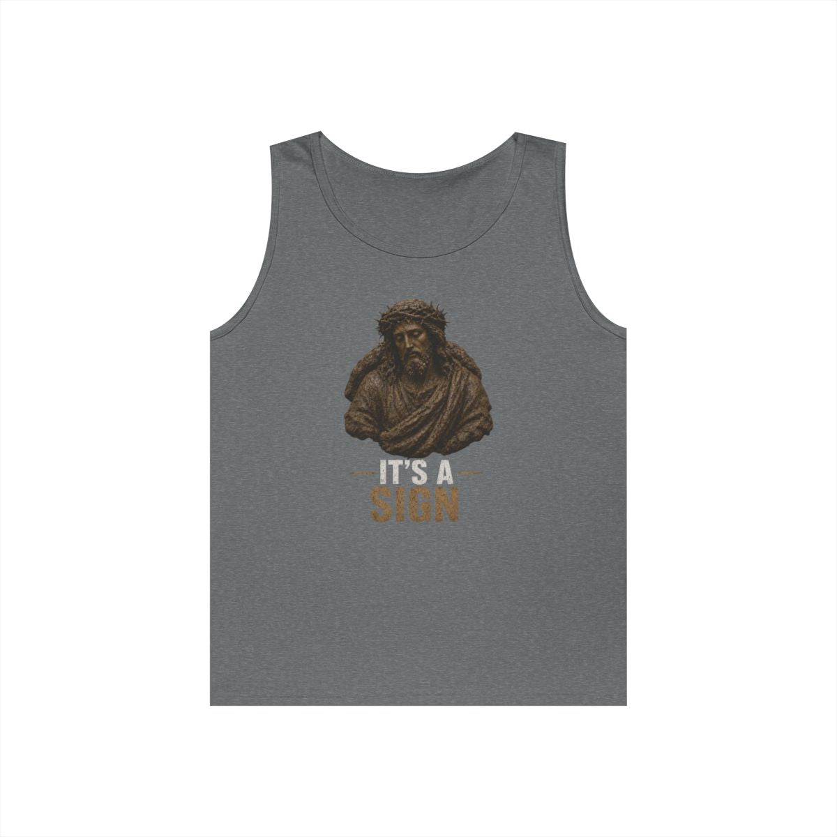 Color: Graphite Heather | Good Book Series It's a Sign Tank Top