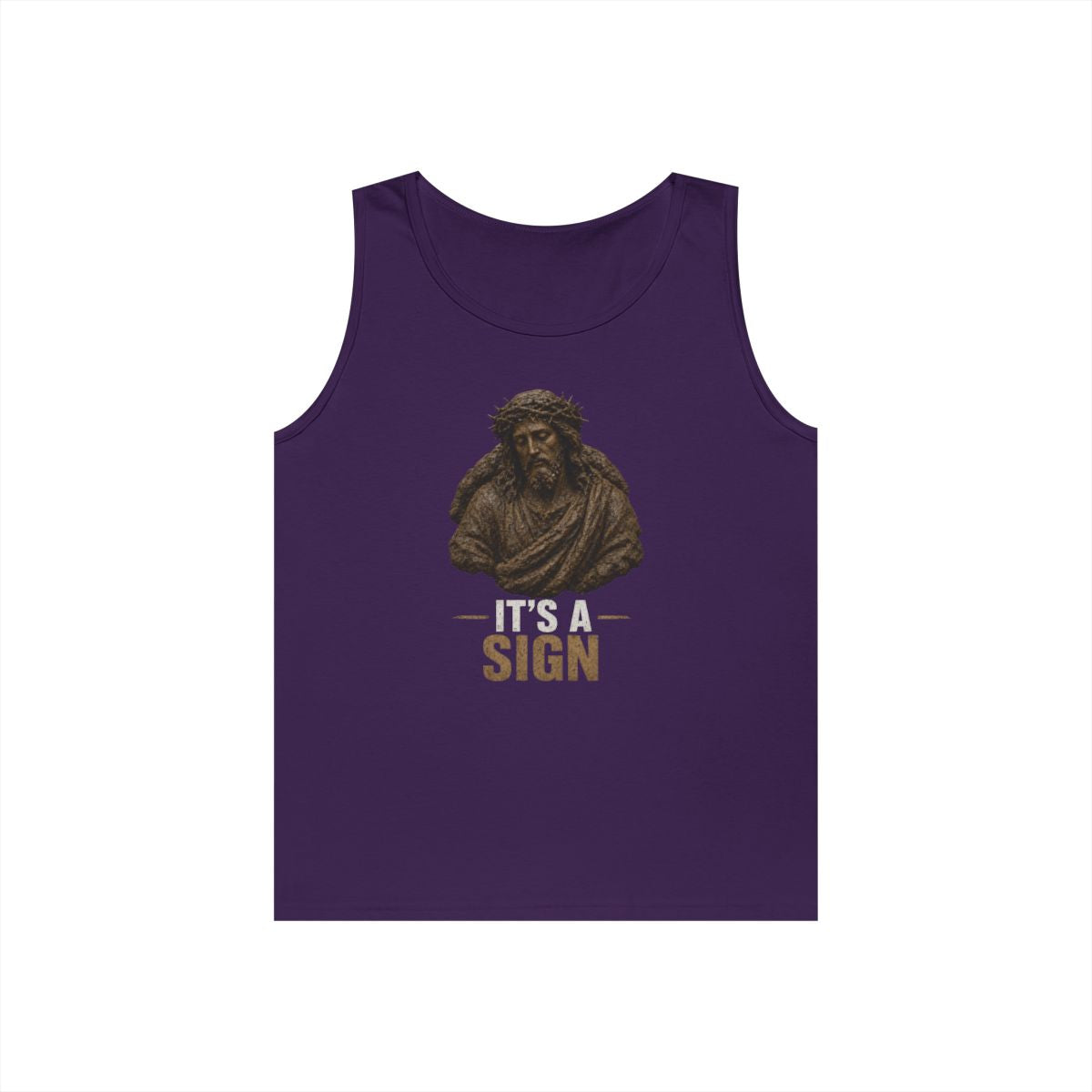 Color: Purple | Good Book Series It's a Sign Tank Top