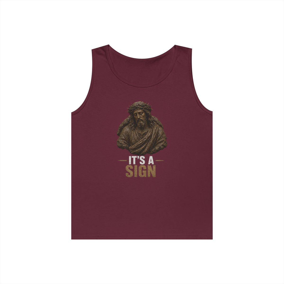 Color: Maroon | Good Book Series It's a Sign Tank Top