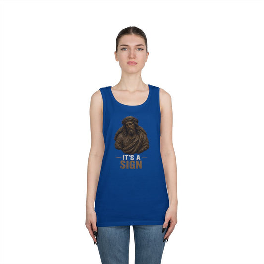 Color: Royal | Good Book Series It's a Sign Tank Top