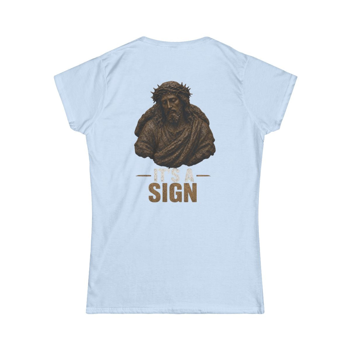 Color: Light Blue | Good Book Series It's a Sign Women's Tee