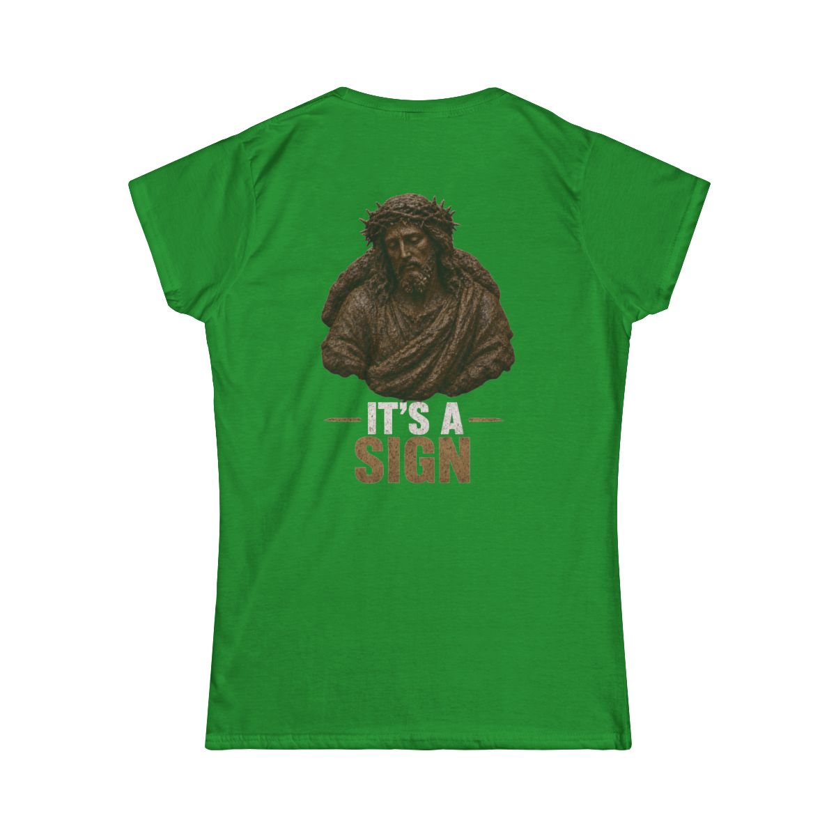 Color: Irish Green | Good Book Series It's a Sign Women's Tee