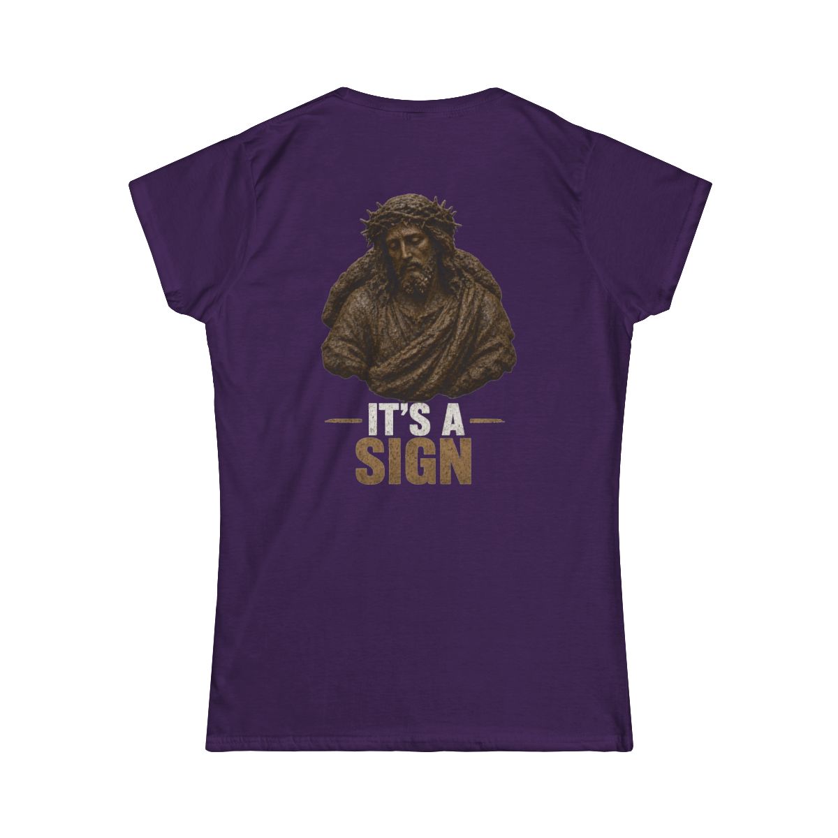 Color: Purple | Good Book Series It's a Sign Women's Tee