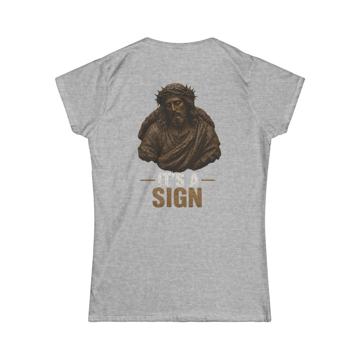 Color: Sport Grey | Good Book Series It's a Sign Women's Tee