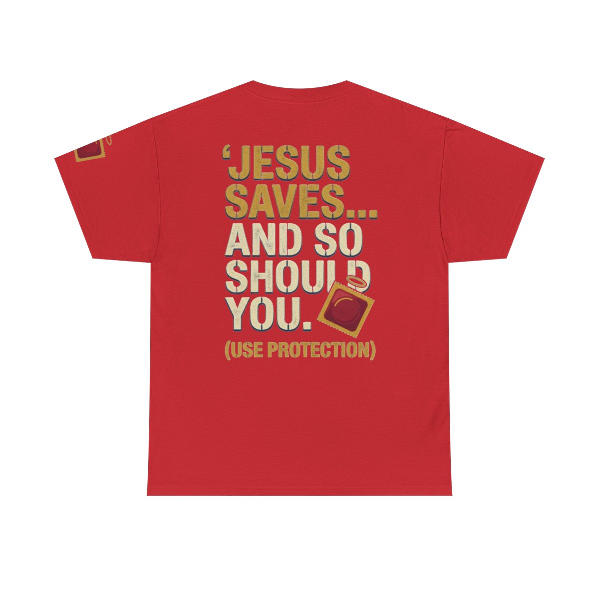 Color: Red | Good Book Series Jesus Saves and So Should You Premium Graphic Tee