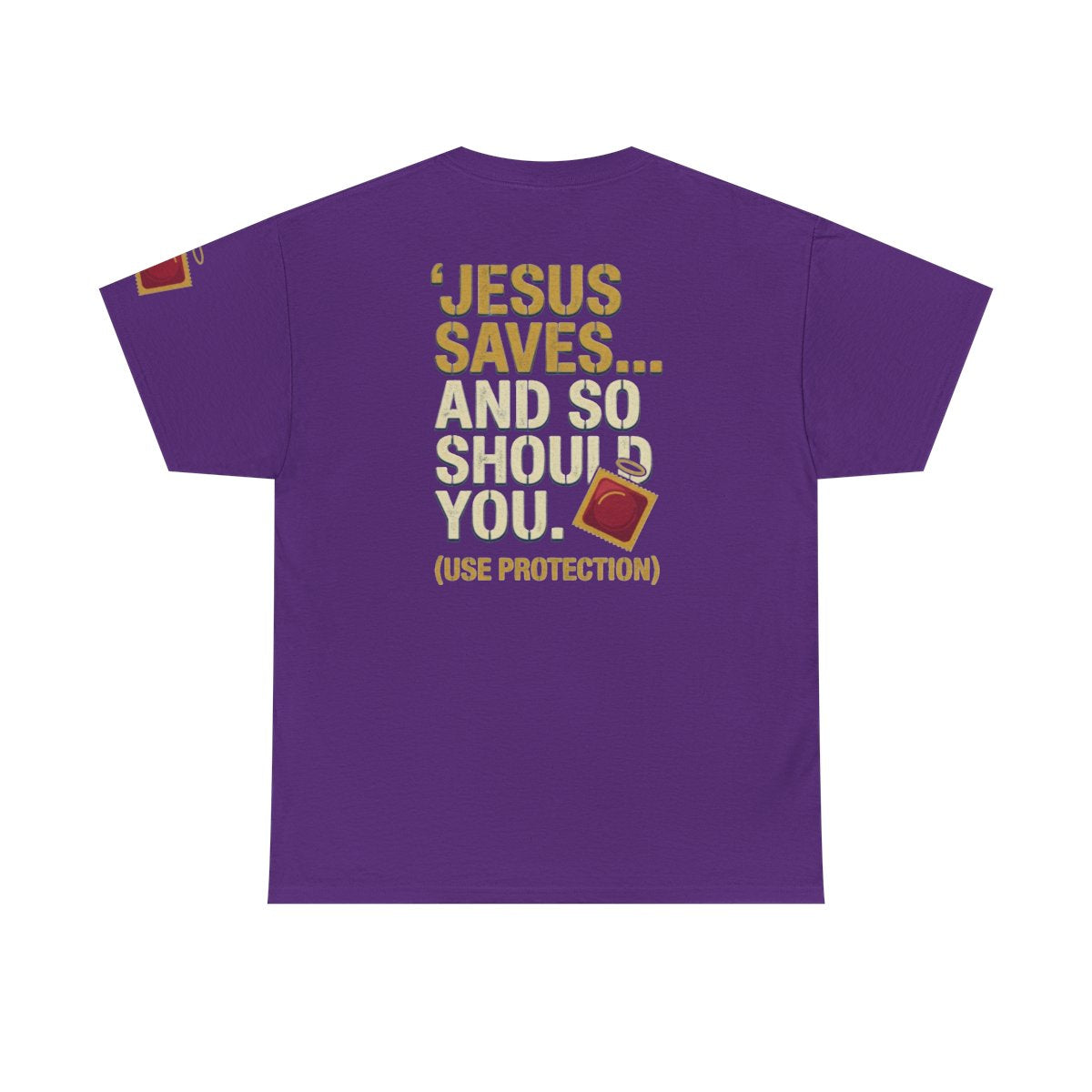 Color: Purple | Good Book Series Jesus Saves and So Should You Premium Graphic Tee
