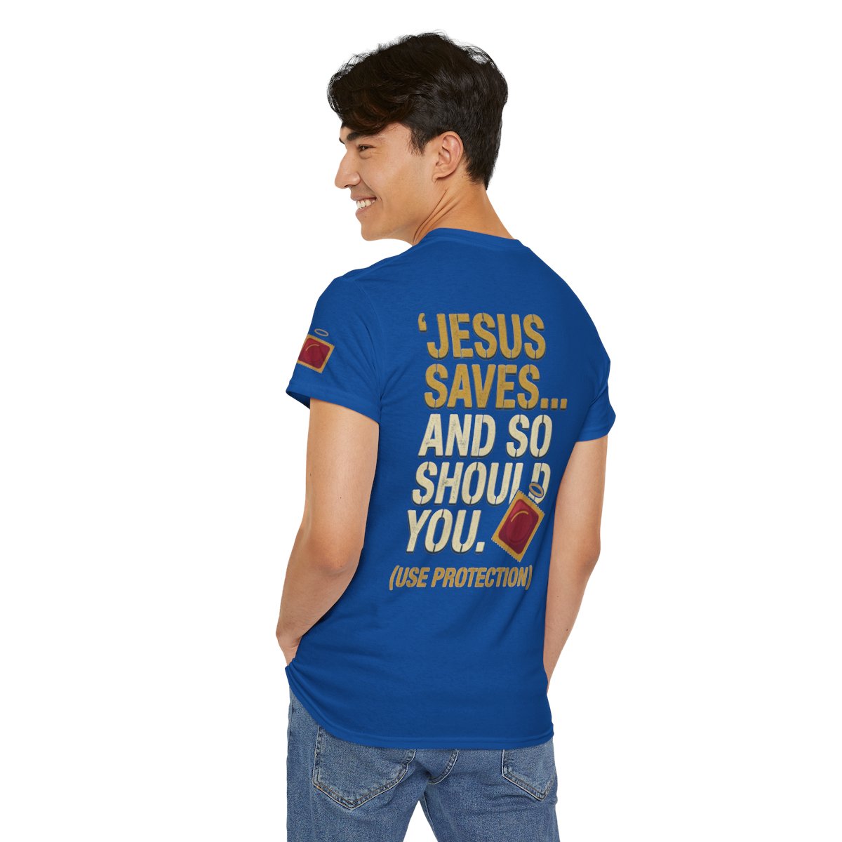 Color: Royal | Good Book Series Jesus Saves and So Should You Premium Graphic Tee