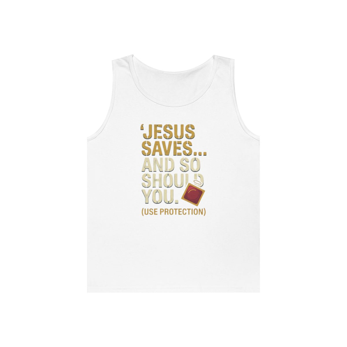 Color: White | Good Book Series Jesus Saves and So Should You Tank Top