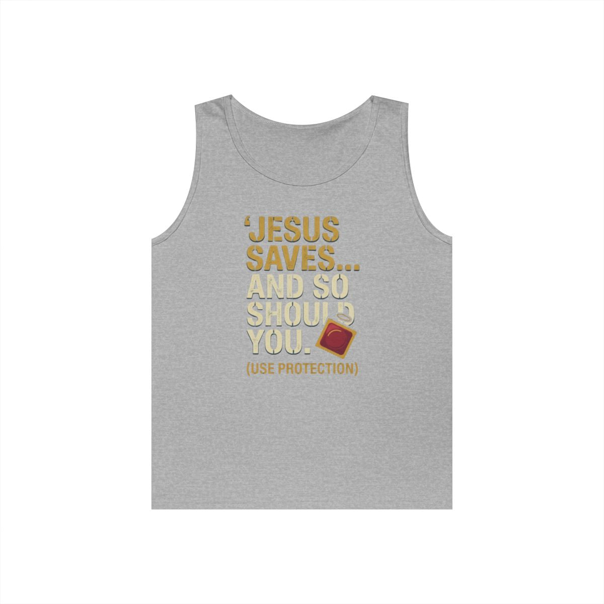 Color: Sport Grey | Good Book Series Jesus Saves and So Should You Tank Top