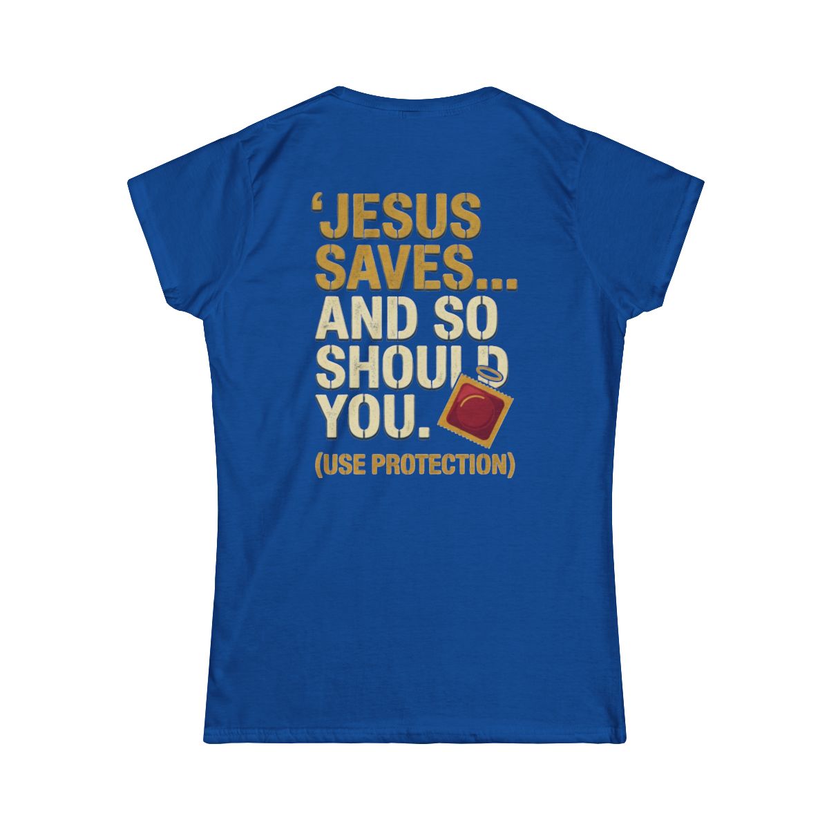 Color: Royal | Good Book Series Jesus Saves and So Should You Women's Tee