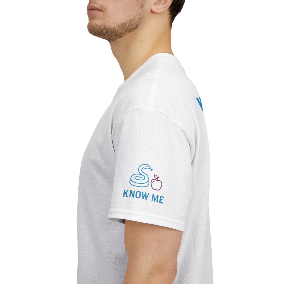 Color: White | Good Book Series Know Me In The Biblical Sense Premium Graphic Tee