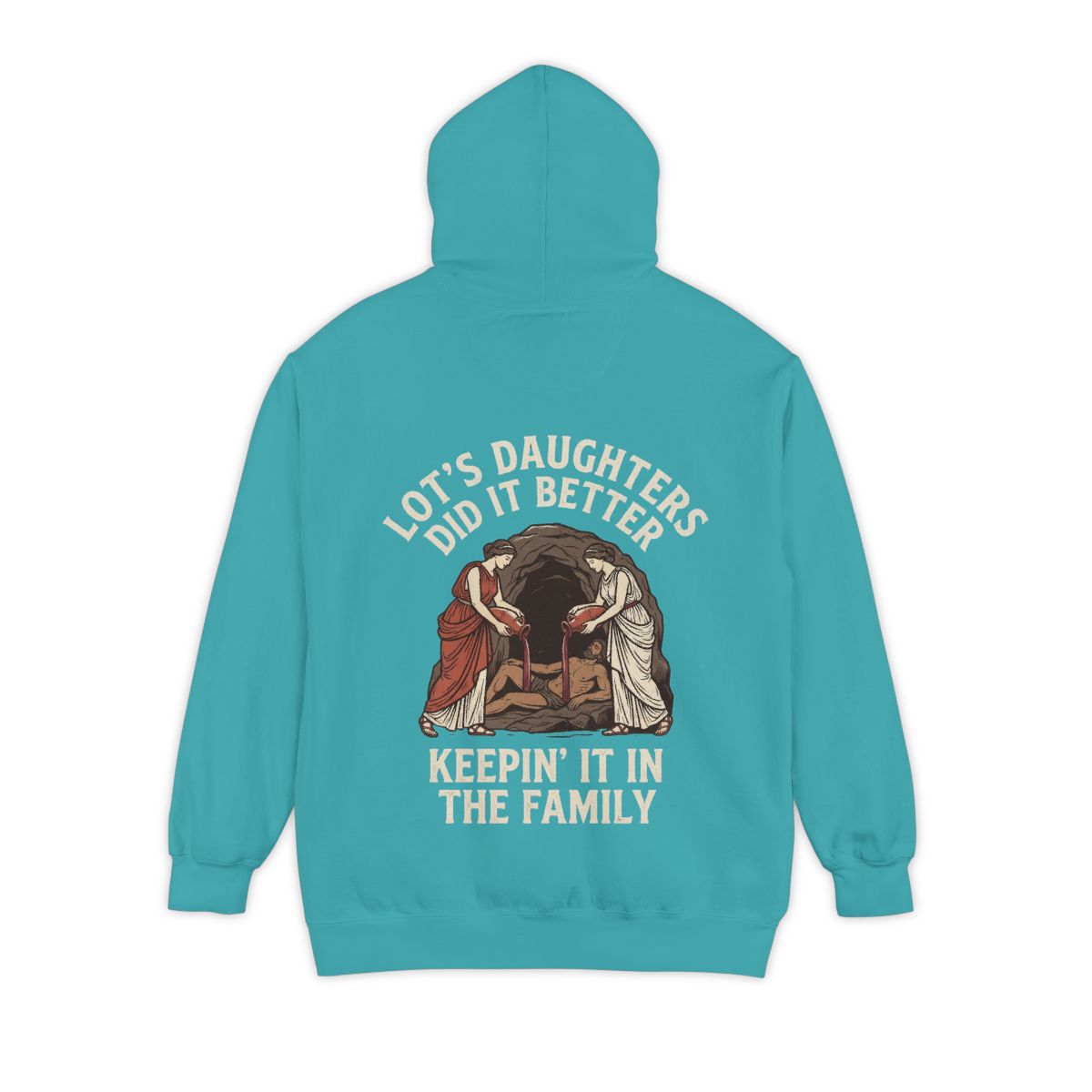 Color: Seafoam | Good Book Series Lot's Daughters Garment-Dyed Hoodie