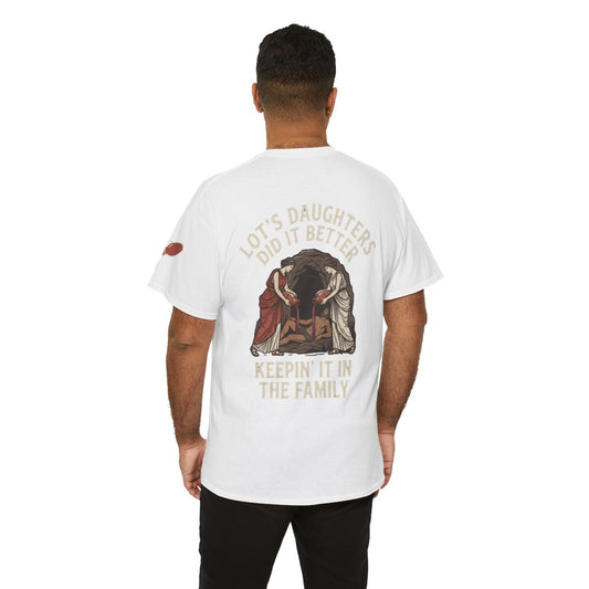 Color: White | Good Book Series Lot's Daughters Premium Graphic Tee