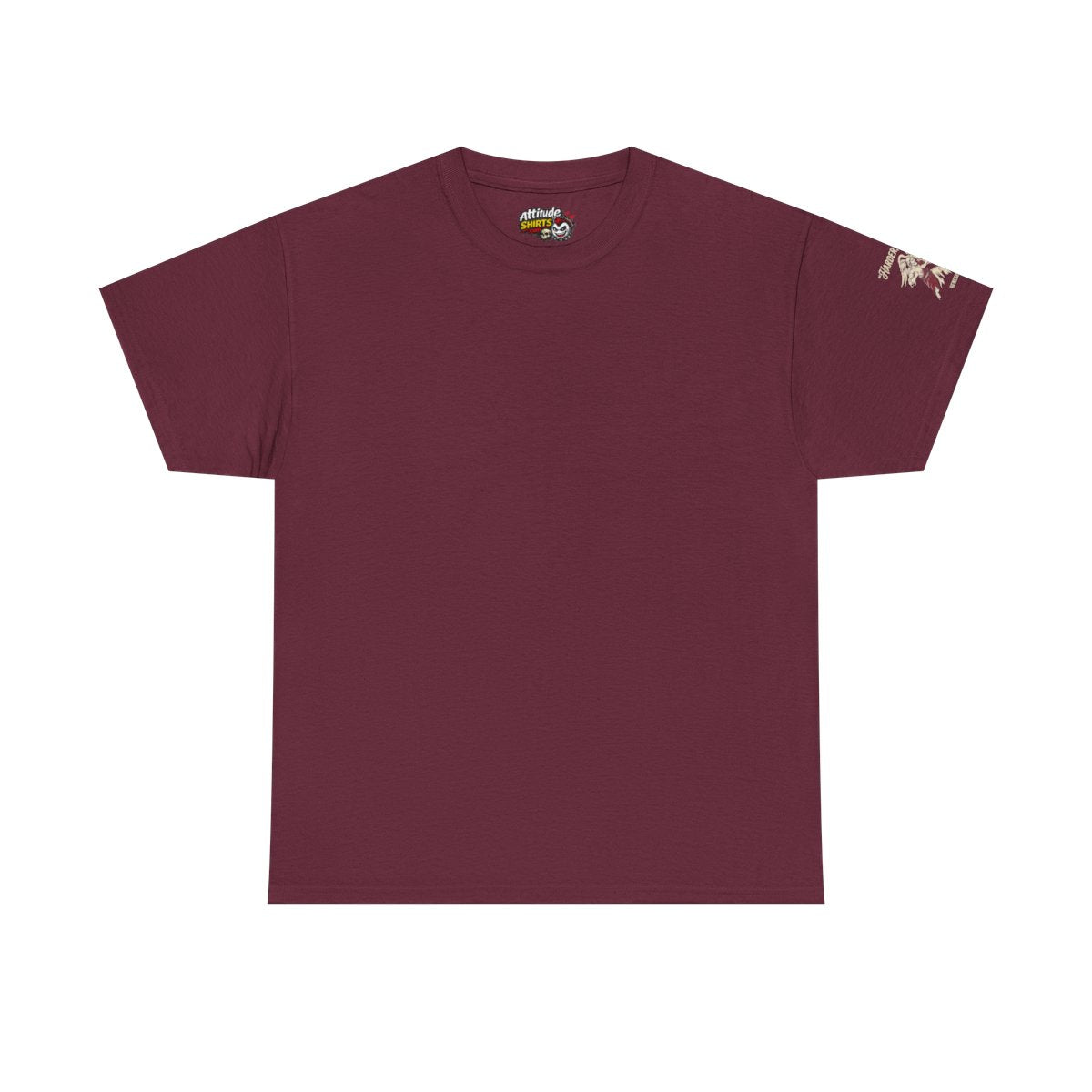 Color: Maroon | Good Book Series Man vs Angel Premium Graphic Tee