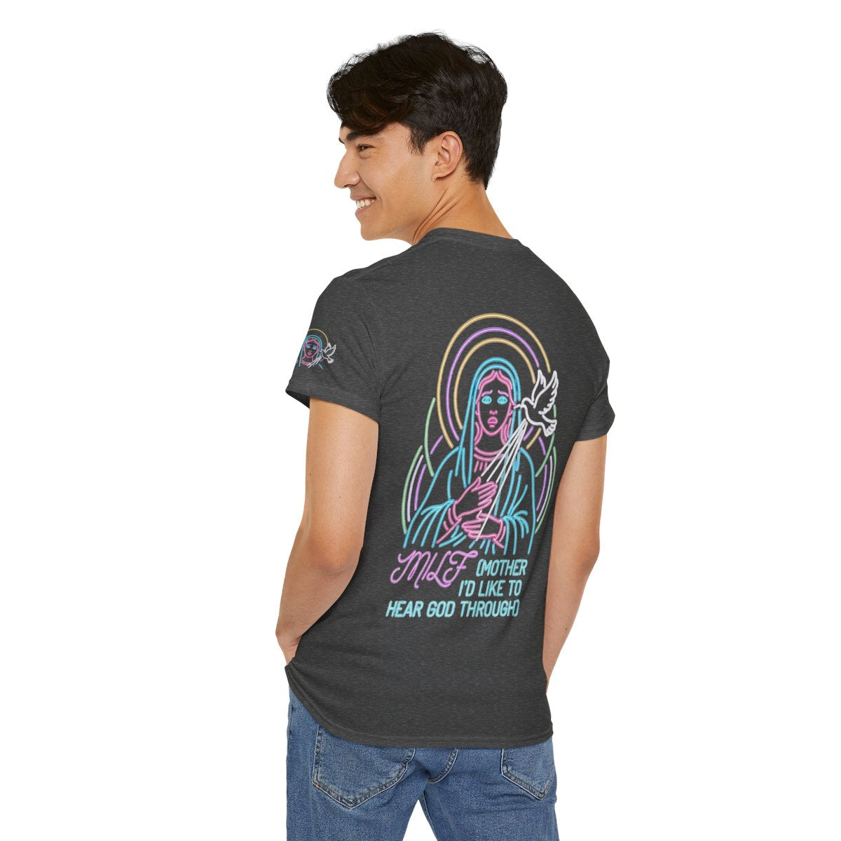 Color: Dark Heather | Good Book Series MILF Premium Graphic Tee