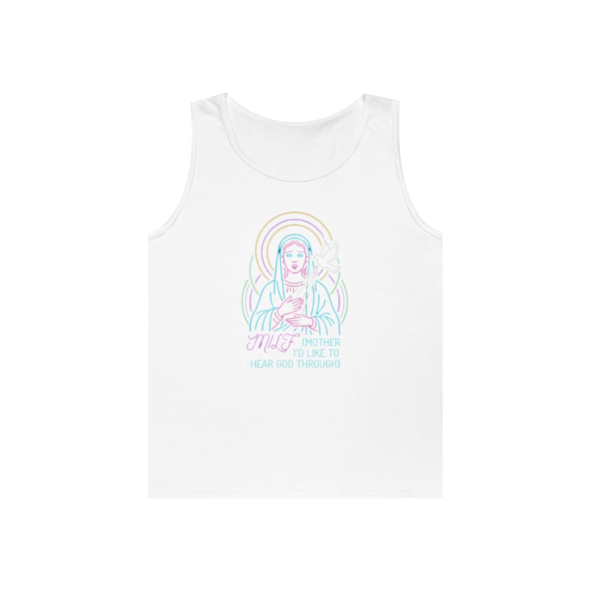 Color: White | Good Book Series MILF Tank Top