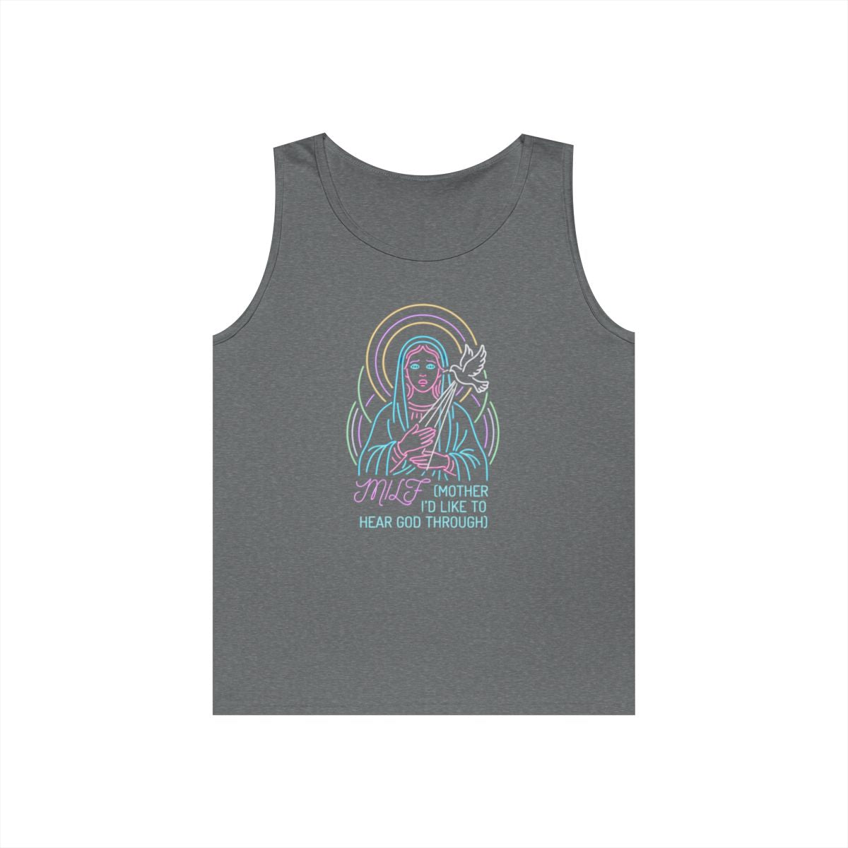 Color: Graphite Heather | Good Book Series MILF Tank Top