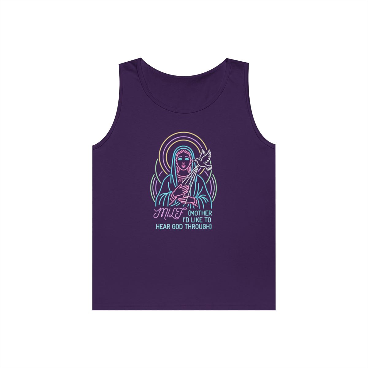 Color: Purple | Good Book Series MILF Tank Top