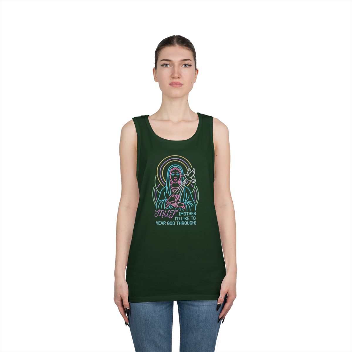 Color: Forest Green | Good Book Series MILF Tank Top